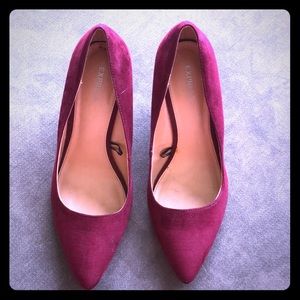 Express Faux Suede Wedge